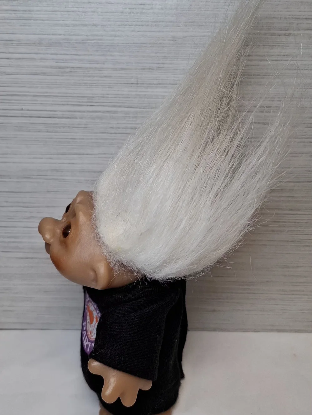 Vintage Troll Doll Dam Retired & Loving It White Hair 5